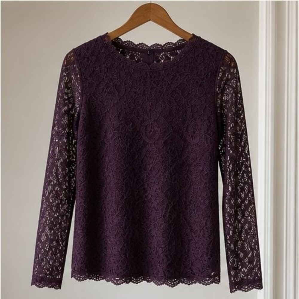 Rust Wrap Blouse
